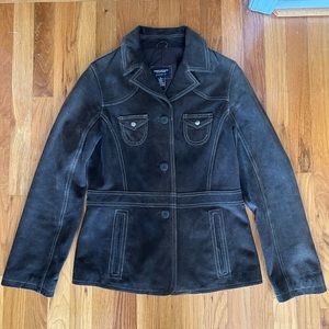 American Eagle Outfitters Women’s Genuine Leather Jacket - Size Small